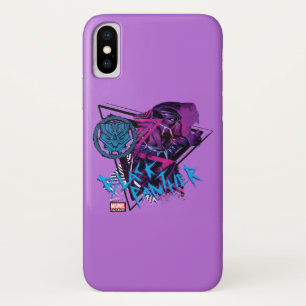 Case-Mate iPhone Case Classique Avengers   Neon Black Panther Graphic