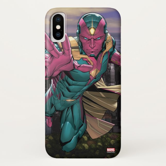 Coques Case-Mate iPhone Classique Avengers | Vision (Dos)