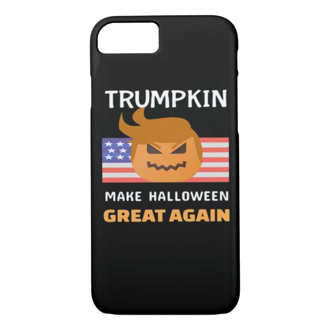 Coques Case-Mate iPhone Classique de Trumpkin d'Halloween (Dos)