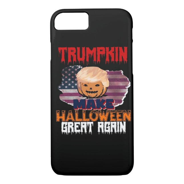 Coques Case-Mate iPhone Classique d'Halloween de Trumpkin (Dos)