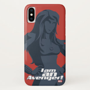 Case-Mate iPhone Case Classiques Avengers Graphique "Je suis" de Black