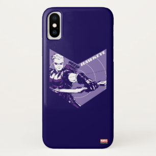 Case-Mate iPhone Case Classiques Avengers Hawkeye découpé en flèche
