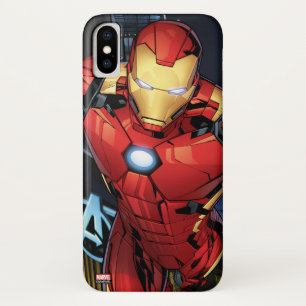 Case-Mate iPhone Case Classiques Avengers Iron Man volant vers l'avant