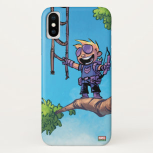 Case-Mate iPhone Case Classiques Avengers Mini Hawkeye dans l'arbre