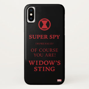 Case-Mate iPhone Case Classiques Avengers Typographie Black Widow
