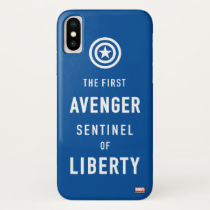 Case-Mate iPhone Case Classiques Avengers   Typographie Captain America