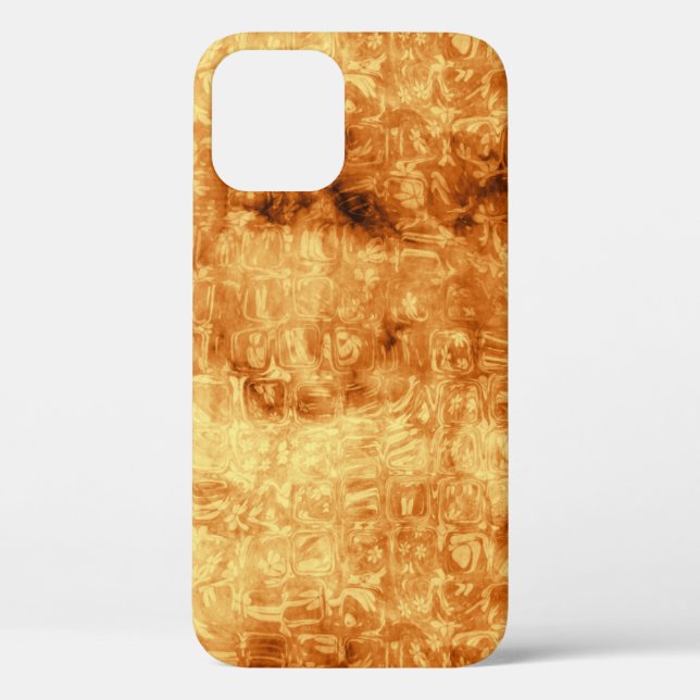 Coques Case-Mate iPhone Classy Golden Daisy Réflexions Abstrait Coque-Mate (Verso)