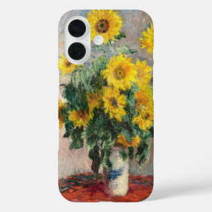 Coque Pour iPhone 16 Claude Monet Bouquet de Tournesols 1881 Art
