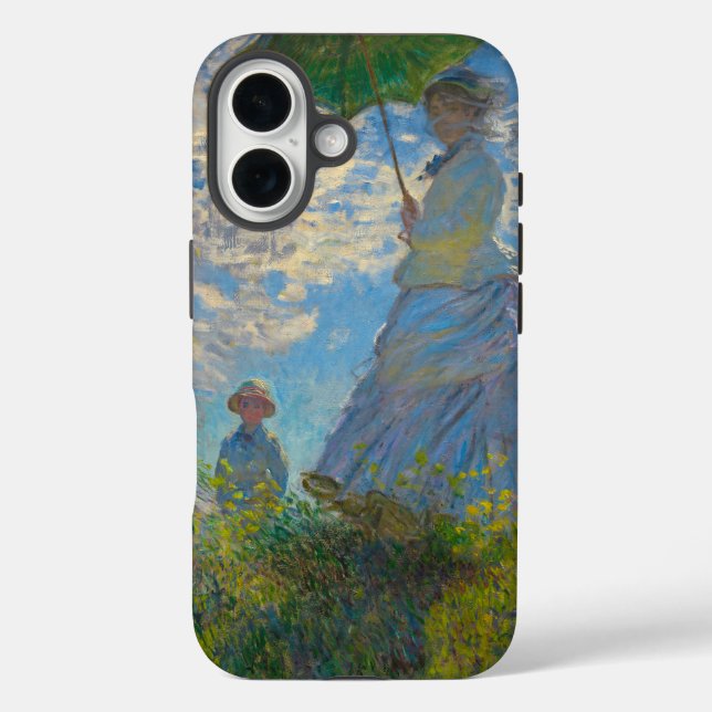 Coques Case-Mate iPhone Claude Monet Femme avec un parasol (Verso)