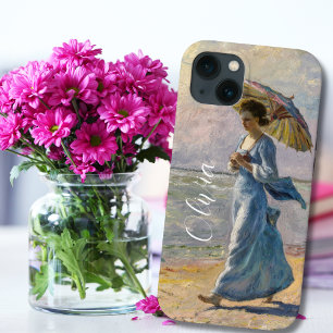 Case-Mate iPhone Case Claude Monet, Femme marchant avec parapluie, Éléga