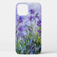 Claude Monet Lilac Iriss Bleu Floral Vintage