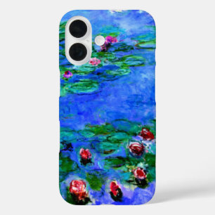 Coque Pour iPhone 16 Claude Monet - Lys d'eau (rouge)