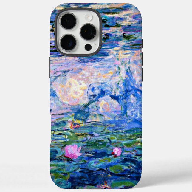 Coques Case-Mate iPhone Claude Monet - Water Lilies 1919, art (Verso)