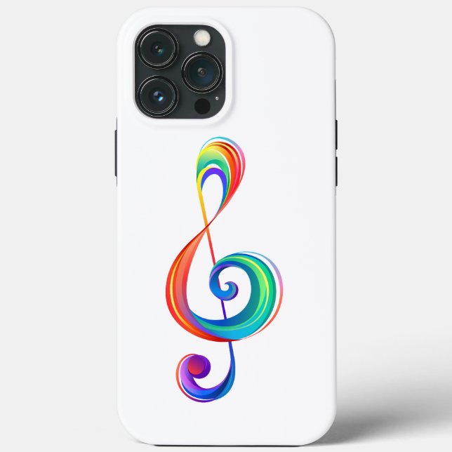 Coques Case-Mate iPhone Clé arc-en-ciel (Verso)