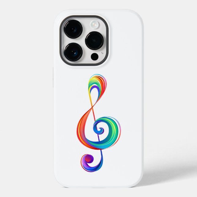 Coques Case-Mate iPhone Clé arc-en-ciel (Verso)