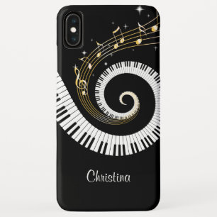 Etui iPhone Case-Mate Clés de piano et notes personnalisables de musiqu