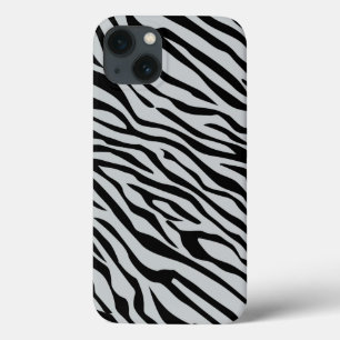 Etui iPhone 13 Clic magique de rayures de zèbre pour customiser