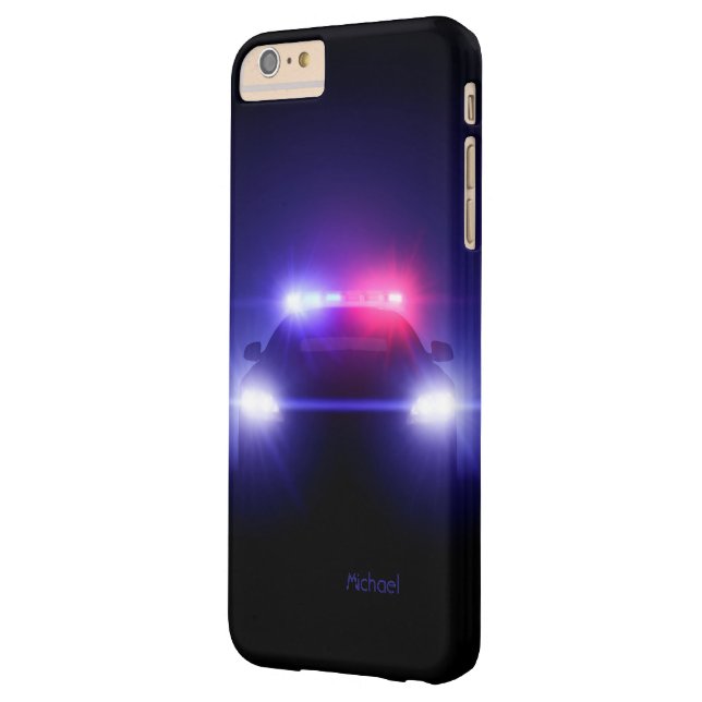 Coques Case-Mate iPhone Clignotement de lumières de voiture de police de (Dos gauche)