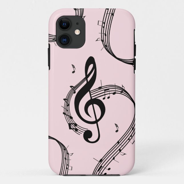 Coques Case-Mate iPhone Climacic G Clef Music Rose (Dos)