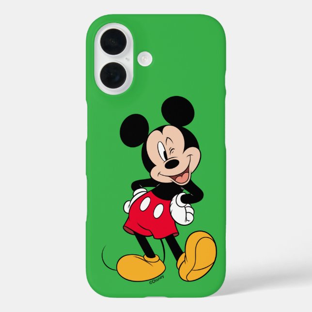 Coques Case-Mate iPhone Clin d'œil de Mickey Mouse (Verso)