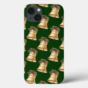 Etui iPhone Case-Mate Cloches d'or de Noël Vintage, Bonnes Fêtes