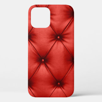 Case-Mate iPhone Case Close up background texture of scarlet red capiton