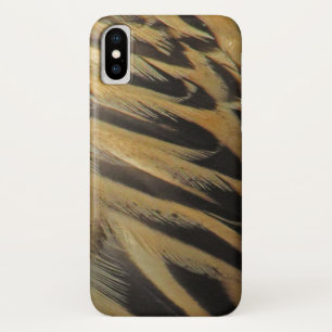Case-Mate iPhone Case Closeup Plumes de canard Photo Brown Motif de band