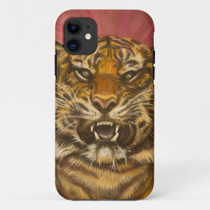Case-Mate iPhone Case Closeup portrait Tiger Growling