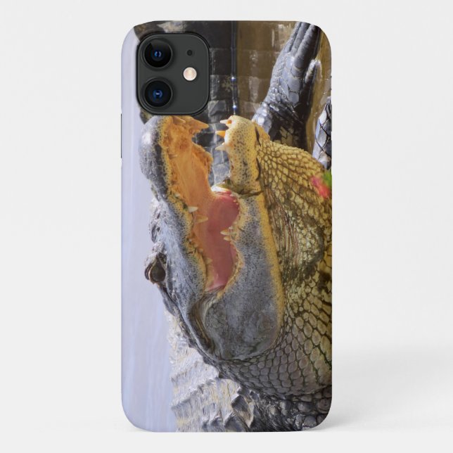 Coques Case-Mate iPhone Closeuse portrait Alligator (Dos)