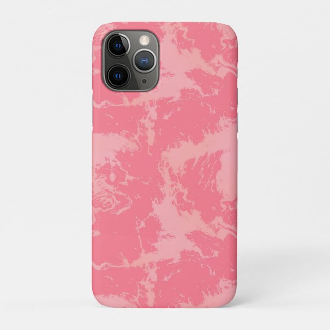 Coques Case-Mate iPhone Cloud marbré rose abstrait (Dos)