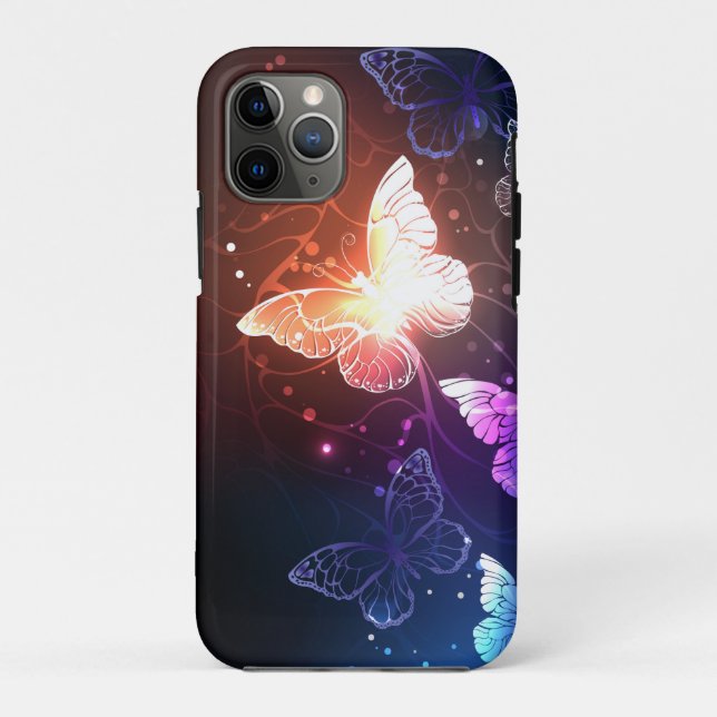 Coques Case-Mate iPhone Clowing Night Butterflies (Dos)