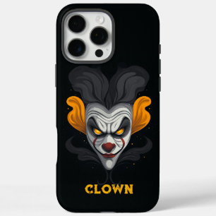 Coques iPhone 16 Pro Max Clown en colère personnalisé