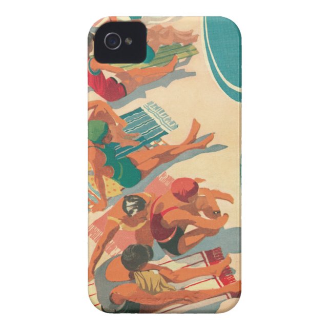 Coques Case-Mate iPhone Club de plage de paradis (Dos)