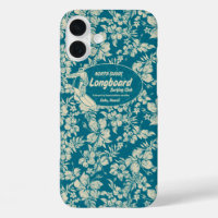 Club Surf Hibiscus Longboard Hawaiian Turquoise