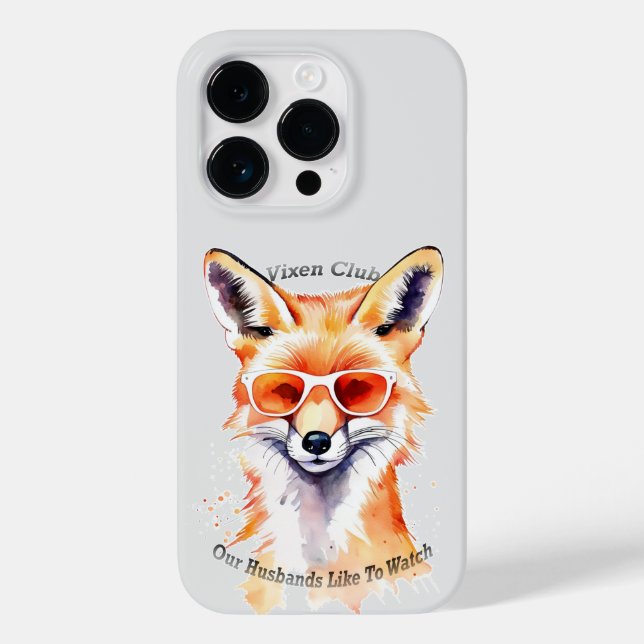 Coques Case-Mate iPhone Club Vixen - nos maris aiment regarder (Verso)