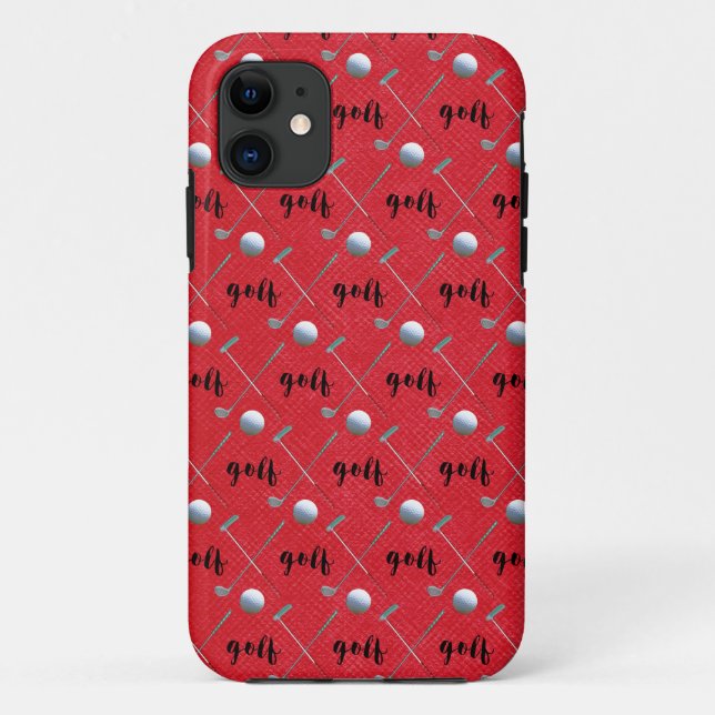 Coques Case-Mate iPhone Clubs de golf et balles (Dos)
