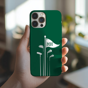 Coque Pour iPhone 14 Clubs De Golf Modernes Créez Vos Propres Initiales