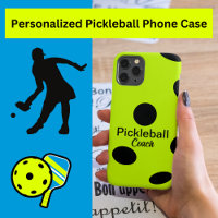 Coach Pickleball Personnalisé Jaune