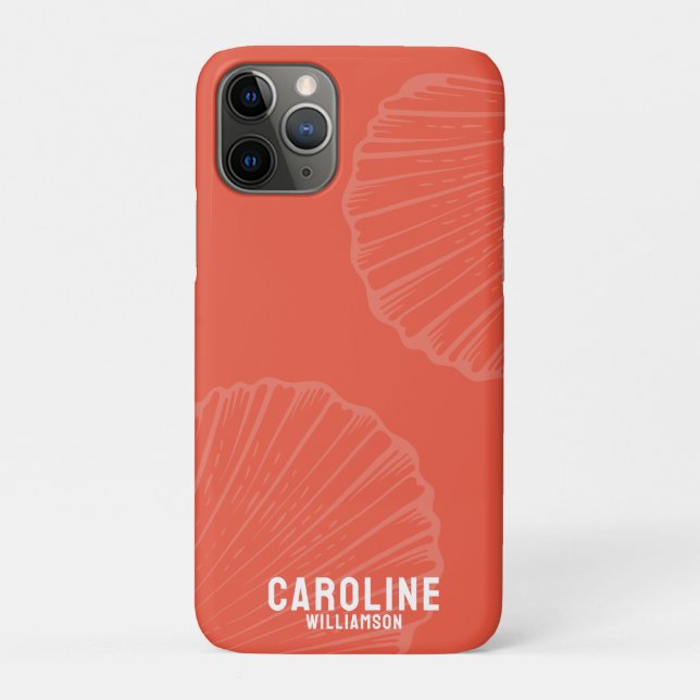 Coques Case-Mate iPhone Coastère petite-fille nautique orangé (Dos)