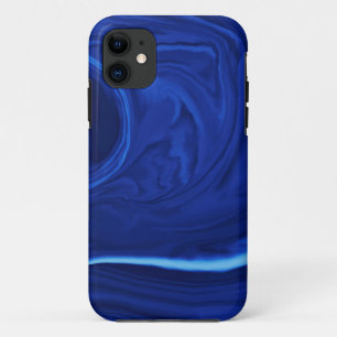 Coques Pour iPhone Cobalt bleu arrière - plan texturé artisanal