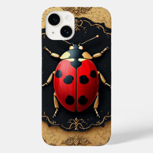 Coque Pour iPhone 14 Coccinelle Élégante Peinture Artistique