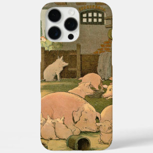 iPhone 16 Pro Max Case Cochons et cochons à la ferme