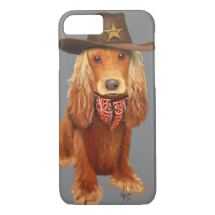 Coques Pour iPhone Cocker Spaniel Cowboy