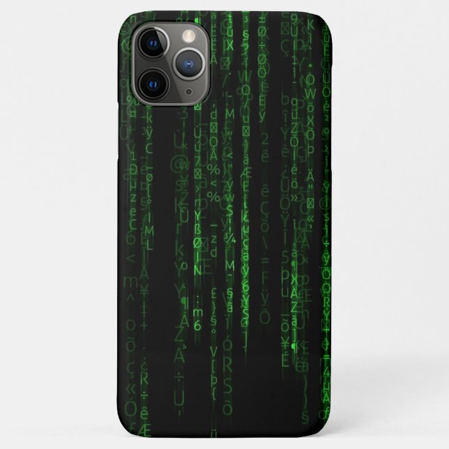 Coques Case-Mate iPhone Code pluie matriciel (Dos)
