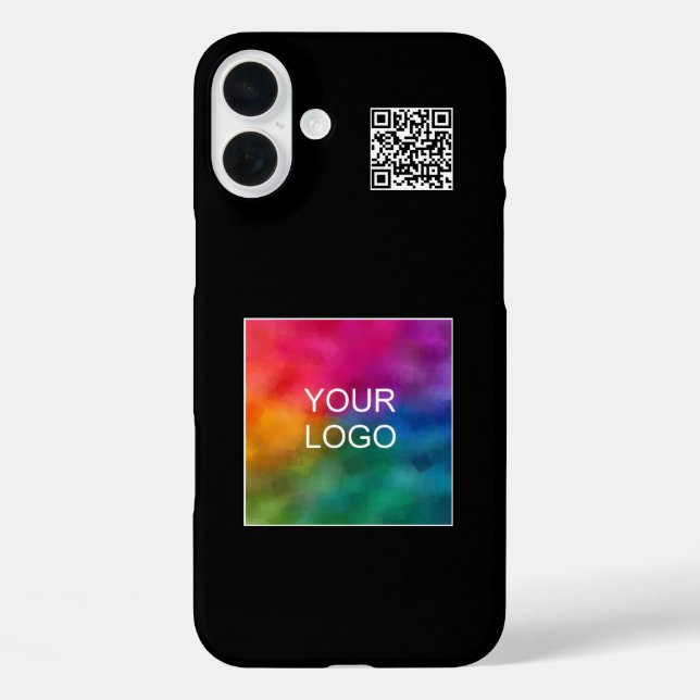 Coques Case-Mate iPhone Code QR élégant Téléchargez votre propre logo pers (Verso)