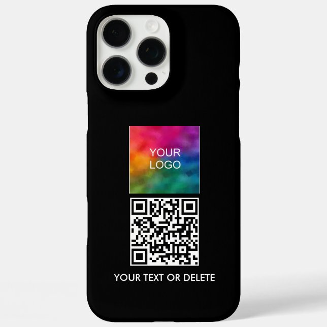 Coques Case-Mate iPhone Code QR Modèle promotionnel Télécharger le logo co (Verso)