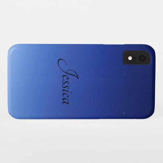 Coques Case-Mate iPhone Code QR noir élégant et élégant (Dos (Horizontal))