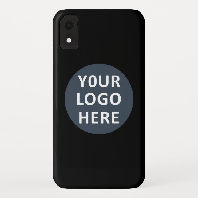 Coques Case-Mate iPhone Code QR noir élégant et élégant (Dos)