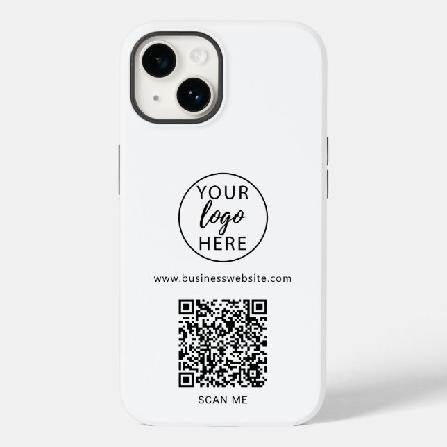 Coques Case-Mate iPhone Code QR professionnel personnalisé  (Verso)