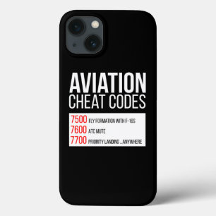 Case-Mate iPhone Case Codes De Triche De L'Aviation Drôle Pour Les Pilot
